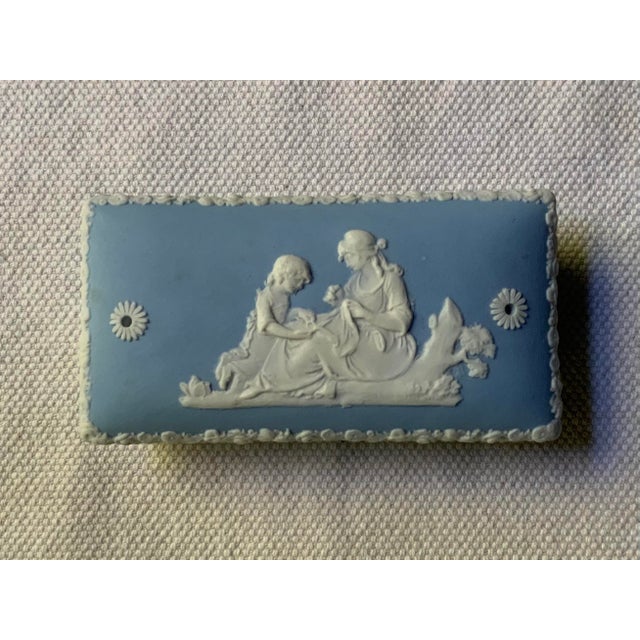 Antique 1920s Wedgwood Jasperware Fireplace Match Box For Sale - Image 17 of 18