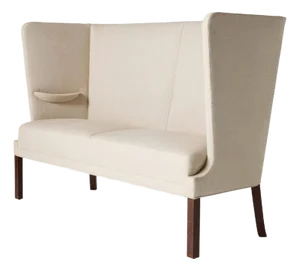 A Frits Henningsen Settee in Linen