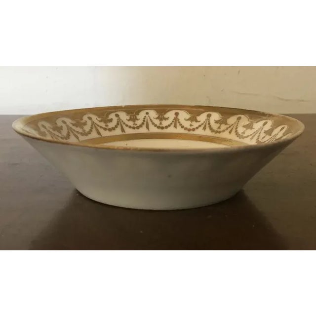 1810 Antique French Empire Porcelain Coffee Cup & Saucer by Marc Schoelcher - 2 Pieces For Sale In New York - Image 6 of 13