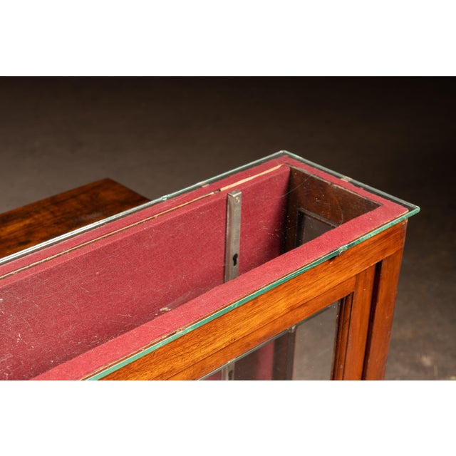 Early 20th Century Red Felt Retail Display Counter For Sale - Image 12 of 16