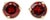 Timeless Round 6mm Red Garnet Martini Studs in Solid 14k Gold-Set of 2 For Sale