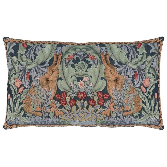 This beautiful tapestry cushion is finely woven by skilled weavers on traditional Jacquard Tapestry looms. The tapestry...