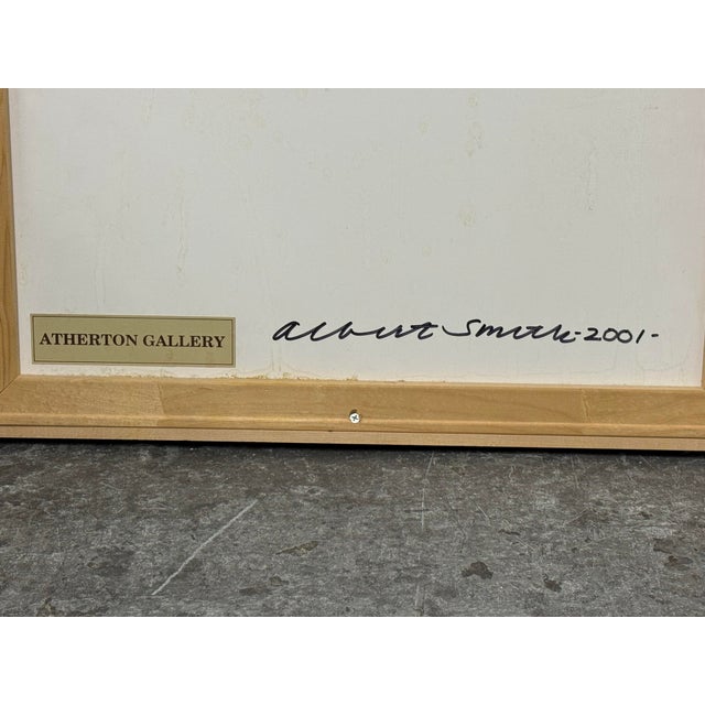 Circa 2001 Albert E. Smith Abstract Painting, Framed For Sale - Image 12 of 12
