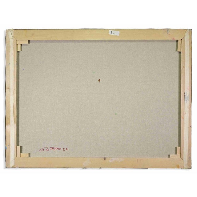 Giorgio Lo Fermo, Abstract Composition, Oil Painting, 2022 For Sale - Image 3 of 4