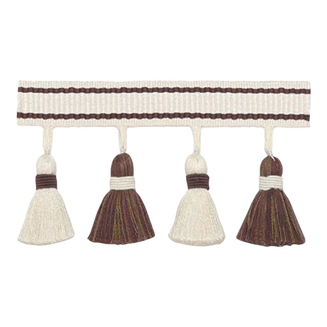 Schumacher Merida Tassel Fringe in Java For Sale