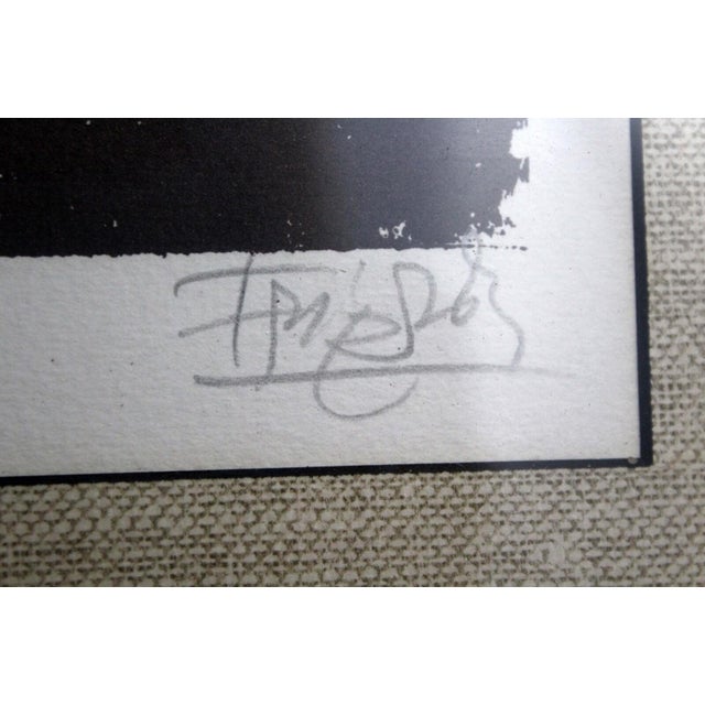 Johnny Friedlaender Haarlem 251/350 Signed Original Lithograph 1976 Framed For Sale - Image 9 of 10