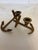 Metal Vintage Brass Anchor Candle Holders-a Pair For Sale - Image 7 of 7