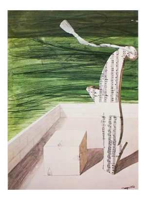1972 After Rene Magritte, Untitled First Edition Lithograph