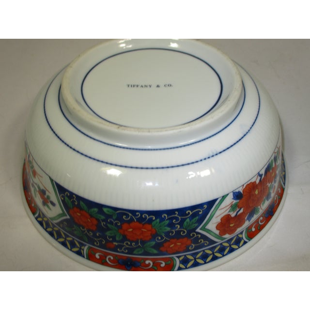 Ceramic Vintage Tiffany & Co. Imari Style Bowl For Sale - Image 7 of 8
