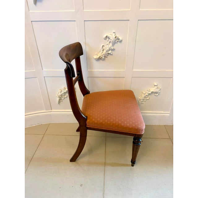 Antique Regency Mahogany Dining Chairs, 1830, Set of 6 For Sale - Image 11 of 18