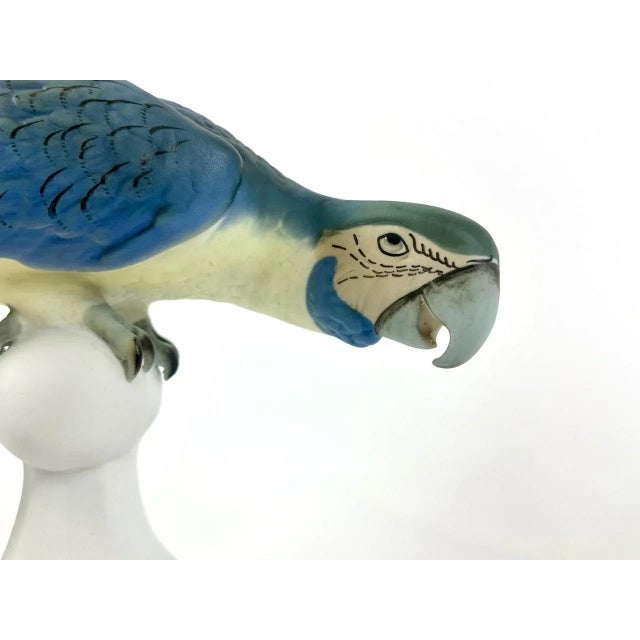 Hand Painted Parrot Figurine from Royal Dux, 1960s For Sale - Image 13 of 14
