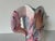 Pink Vintage Sculptural Handmade and Painted Ceramic Vase For Sale - Image 8 of 12