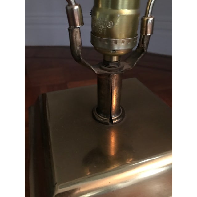 Vintage 1960s Brass Lamp For Sale In Providence - Image 6 of 6