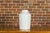 Ceramic White Porcelain Asian Lidded Jar with Scrolling Foliage Motifs For Sale - Image 7 of 12