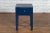 Wood Early 20th Century Chinese Ming Dynasty Style Blue Lacquer Horse Hoof Leg Single Drawer Table For Sale - Image 7 of 12