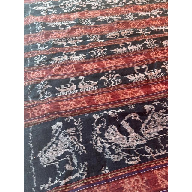 Vintage Indonesian Ikat Tapestry, 1950s For Sale - Image 12 of 16