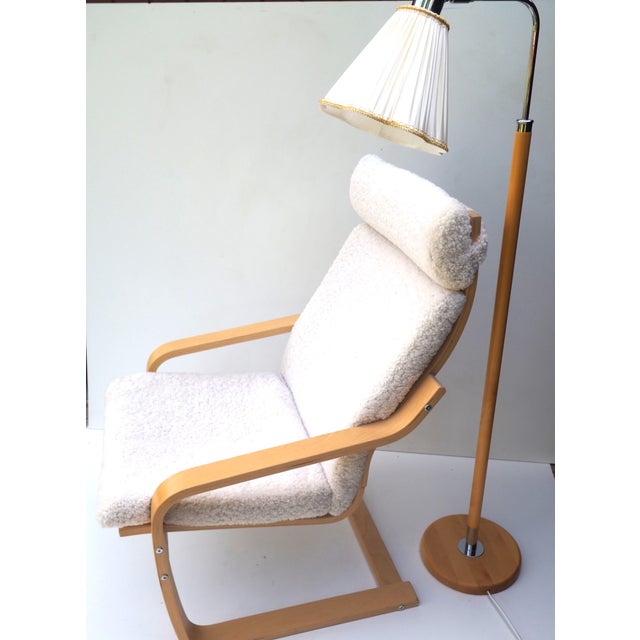 Sheepskin Poäng Armchair by Noboru Nakamura for Ikea, Sweden, 2011 For Sale - Image 3 of 14