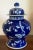Chinese 19th Century Chinese Blue & White Porcelain Prunus or Hawthorne Urn For Sale - Image 3 of 11