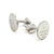 Metal 1990s Pair of Authentic Gucci Estate Mens Cufflinks Sterling Silver For Sale - Image 7 of 8