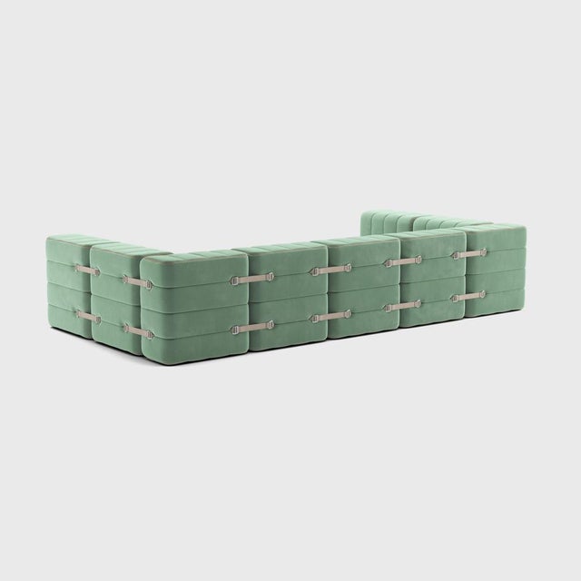 Contemporary Flexible U-Sofa from Ambivalenz, Set of 15 For Sale - Image 3 of 5