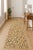 Textile 3x22 Sandstone Serenity Beige Abstract Geometric Handmade Ningxia Runner Rug For Sale - Image 7 of 7