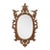 LaBarge Chinese Chippendale Style Gilded Faux Tortoise Mirror - 74 Inches For Sale