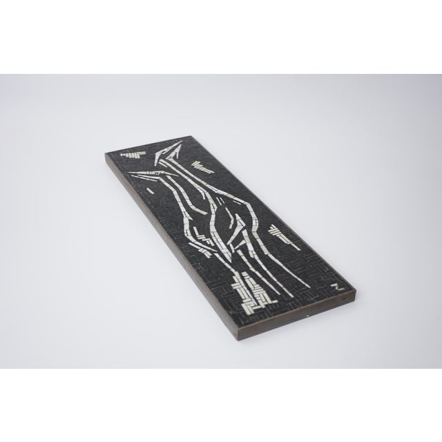 Mid-Century Modern Mid-Century Modern Mosaic Birds Wall Plate by R. Zimmermann for Ritter, 1950s For Sale - Image 3 of 9
