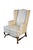 Add timeless sophistication to your home with this vintage wingback accent chair from the highly coveted Ethan Allen...