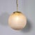 1950s Diamond Opaque Pendant Glass Lamps, 1950s For Sale - Image 5 of 18