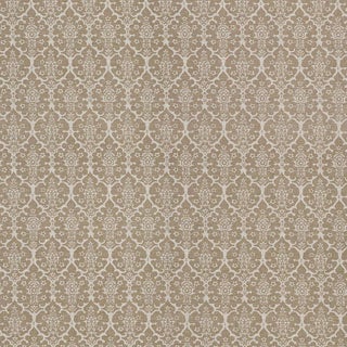 Sample - Schumacher X Veere Grenney Burley Fabric in Brown For Sale