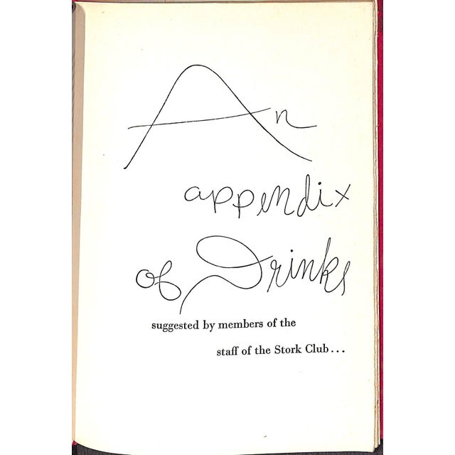 "The Stork Club Bar Book" 1946 Beebe, Lucius For Sale - Image 4 of 6