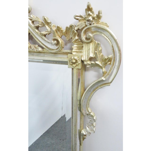 Ethan Allen Italian Silver & Gold Gilt Mirror Chairish