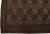 Persian 1930s Antique Turkmen Handmade Persian Wool Rug With Geometric Pattern in Brown For Sale - Image 3 of 7