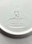 1990s Crate & Barrel 8 Large Ceramic White Embossed Grape Leaf Dinner Plates - Set of 8 For Sale In Dallas - Image 6 of 6