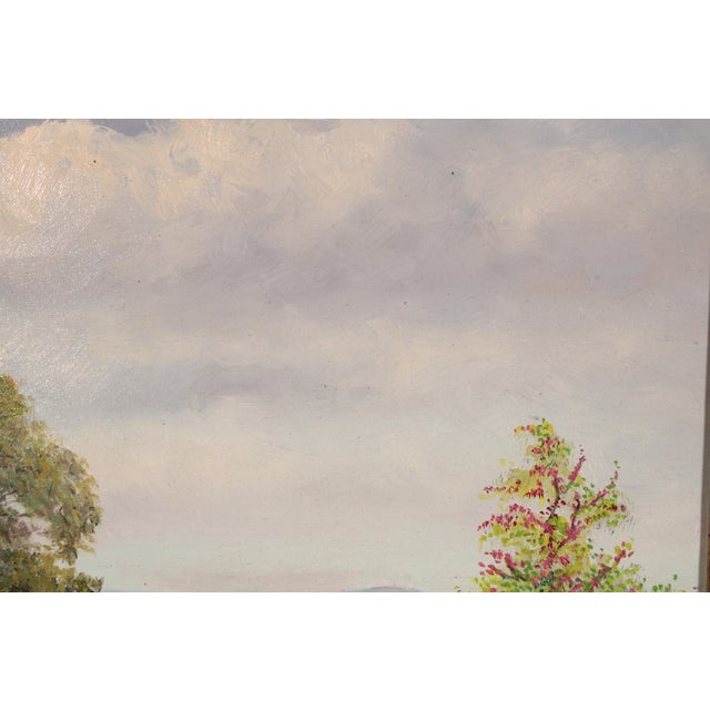 Wood Painting of Texas Blue Bonnets by Ruth Greer (1936-2004) For Sale - Image 7 of 12