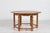 Brutalist Round Oak Coffee Table in the Style of Henning Kjærnulf and Axel Einar Hjorth, Denmark, 1970s For Sale - Image 10 of 10