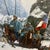 American Oil on Canvas Painting by A. Degrazio Copy of "The Romney Expedition" Depicting Major General Thomas J. "Stonewall" Jackson For Sale - Image 3 of 12