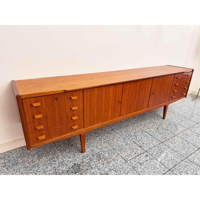 Mid-Century Design Teak Sideboard For Sale - Image 15 of 15