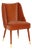 Figueroa Dining Chair in Red Velvet from Insidherland For Sale