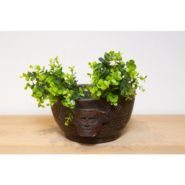 Hand-Carved Ao Naga Kitchen Bowl For Sale In Los Angeles - Image 6 of 6