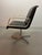 Mid-Century Desk Chair with Black Leather Upholstery and Aluminium Frame from Wilkhahn, 1960s For Sale - Image 9 of 9