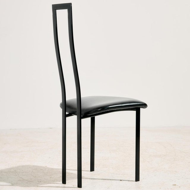 Postmodern Dining Chairs by Maurizio Cattelan for Cattelan, 1980s, Set of 4 For Sale - Image 3 of 18