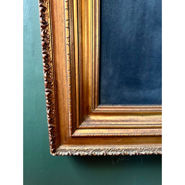 Wood Monumental Framed Vintage Portrait Thomas Sully’s Miss Pearce For Sale - Image 7 of 10