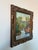 Beautiful vintage landscape oil painting by IRV Latimer featuring a scenic waterfall flowing beneath a rustic bridge....