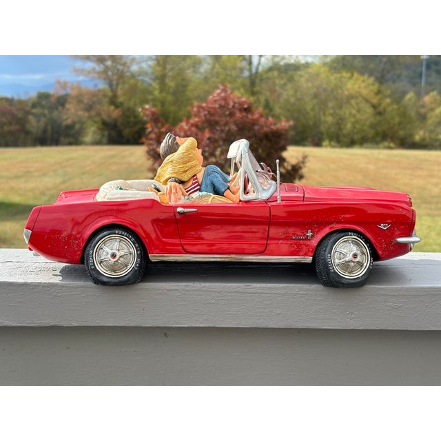 Paper 1965 Ford Mustang - Original Whimsical Sculpture by Guillermo Forchino - Paris, 2014 For Sale - Image 7 of 14