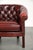 Chesterfield Cowhide Club Armchair in Red For Sale - Image 9 of 14