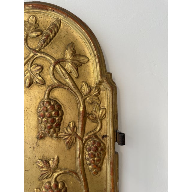 Gilded Wooden Tabernacle Door, Italy, 1800s For Sale - Image 4 of 10