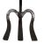 Early 20th Century Brass and Wrought Iron Fireplace Trident For Sale - Image 5 of 5