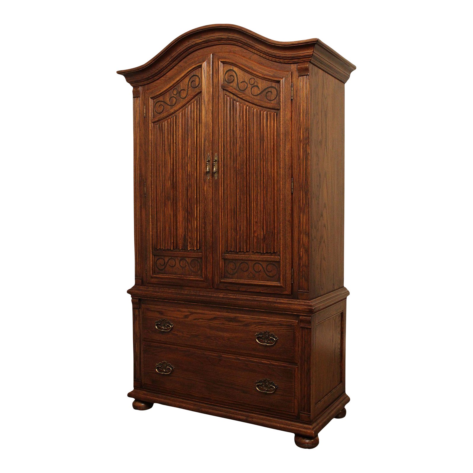 Ethan Allen Royal Charter Oak Bedroom Armoire Chairish