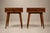 Brazilian Modern Pair of Imbuia Wood Nightstands by Teperman, Brazil, 1950s For Sale - Image 4 of 18